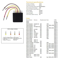 DZE РЕГУЛЯТОР НАПРУГИ POLARIS 500 98-02 (OEM 4060173) (ESR951)
