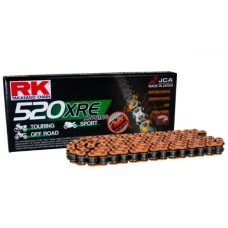 RK ЛАНЦЮГ ПРИВІДНИЙ DD520XRE-120 (XW-RING) КРИШКА (CLF) W КОМПЛЕКТІ КОЛІР КОЛІР ПОМАРАНЧ