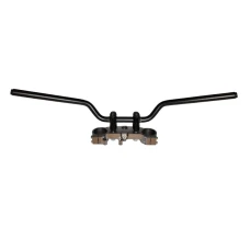 BIKETEC КЕРМО СТАЛЬНИЙ KAWASAKI Z 750 (2004-2006) КОЛІР ЧОРНИЙ (УЗОР OEM: 46003-0071)