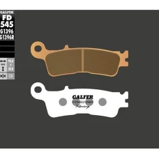 GALFER КОЛОДКИ ДИСКОВІ ТОРМОЗНІ KH755 FANTIC XX 125; XEF/XXF 250/450; XEX 250 '22-; YAMAHA YZ 250 '22-; WR/YZ 250F/450F '21-; YZ 450FX '21- SPIEK METALICZNY RACING (КОЛІР ЗОЛОТИЙ) ПЕРІД