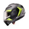 CABERG ШОЛОМ SZCZEKOWY FLIP-BACK (SZCZEKA DO ЗАДУ) МОДЕЛЬ TRIP LUNAR SOLID КОЛІР ЧОРНИЙ MAT\/SZARY\/ZOLTY FLUO РОЗМІР XXL (PINLOCK W КОМПЛЕКТІ) - зображення 3