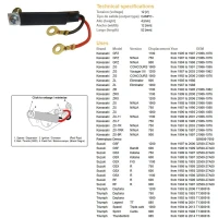 DZE РЕГУЛЯТОР НАПРУГИ SUZUKI GSF/GSX/GSXR, YAMAHA FZR 1000 KAWASAKI GPZ 900/1000/1100, ZZR1100/1200, ZRX1100/1200 (ESR025)