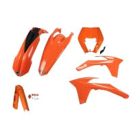 UFO КОМПЛЕКТ ПЛАСТІКОВ (ПОВНИЙ KIT) Z OSLONAMI ТЕЛЕСКОПІЧНИЙ (АМОРТИЗАТОРІВ) KTM EXC/EXC-F '12-'13 КОЛІР КОЛІР ПОМАРАНЧ (KT521E127)