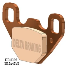 DELTA BRAKING КОЛОДКИ ДИСКОВІ ТОРМОЗНІ KH489 POLARIS RZR 170 '09-'14 ЗАД - ZASTEPUJA DB2193QD-D