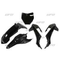 UFO КОМПЛЕКТ ПЛАСТІКОВ KTM SX 65 16-23 КОЛІР ЧОРНИЙ  (KT526E001)