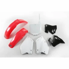 UFO КОМПЛЕКТ ПЛАСТІКОВ HONDA CR 125 '95-'97, CR 250 '95-'96 КОЛІР OEM (CZERWONY/BIALY/CZARNY) (HO095E999)