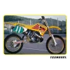 TECNOSEL (BLACKBIRD) ПОКРИВКА\/ПОКРИВКА NA СИДІННЯ SUZUKI RM 125\/250 '93-'95, REPLICA TEAM SUZUKI '93, КОЛІР ЖОВТИЙ, ЛОГОТИП SUZUKI - зображення 2