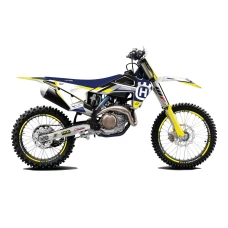 BLACKBIRD КОМПЛЕКТ НАЛІПОК (OKLEIN) HUSQVARNA TC/FC '19-'22, TE/FE '20-'23 DREAM 5 ХРОМ EFX КОЛІР СИНІЙ ЖОВТИЙ