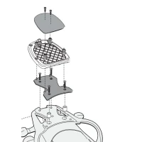 РАМКА ЦЕНТРАЛЬНОГО БАГАЖНИКА MONOKEY KAPPA SUZUKI DL650 V-STROM 11-16 (MONOKEY)
