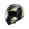 CABERG ШОЛОМ SZCZEKOWY FLIP-BACK (SZCZEKA DO ЗАДУ) МОДЕЛЬ TRIP LUNAR SOLID КОЛІР ЧОРНИЙ MAT\/SZARY\/ZOLTY FLUO РОЗМІР XXL (PINLOCK W КОМПЛЕКТІ) - зображення 1