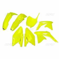 UFO КОМПЛЕКТ ПЛАСТІКОВ SUZUKI RMZ 450 '08-17 КОЛІР ЖОВТИЙ FLUO (SU417DFLU)