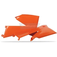 КРИШКА РАДІАТОРА БІЧНА POLISPORT SX 05-06, EXC 05-07 ПОМАРАНЧЕВИЙ КОЛІР (6)