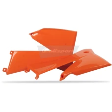 КРИШКА РАДІАТОРА БІЧНА POLISPORT SX 05-06, EXC 05-07 ПОМАРАНЧЕВИЙ КОЛІР (6)