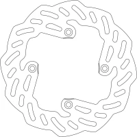 GOLDFREN BRAKEDISC  ЗАД YZ80/85 93- YZ65 18-