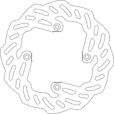 GOLDFREN BRAKEDISC  ЗАД YZ80/85 93- YZ65 18-