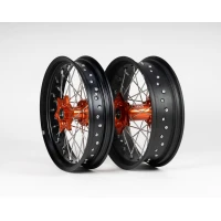 SIXTY5 KTM SUPERMOTO BLACK/ORANGE КОЛЕСА КОМПЛЕКТ 3.5-17/5.0-17