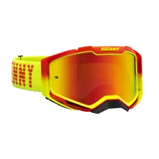 KENNY RACING ОКУЛЯРИ МОДЕЛЬ VENTURY RED/YELLOW КОЛІР ЖОВТИЙ FLUO/CZERWONY СТІКЛО ЧЕРВОНА ЗЕРКАЛО