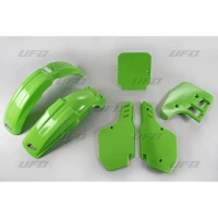 UFO КОМПЛЕКТ ПЛАСТІКОВ KAWASAKI KX 125 '88, КОЛІР ЗЕЛЕНИЙ(KA198E026)