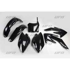 UFO КОМПЛЕКТ ПЛАСТІКОВ HONDA CRF 250R '08-'09 КОЛІР ЧОРНИЙ  = HO112BE001 (HO112E001)