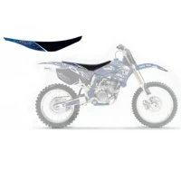 BLACKBIRD ПОКРИВКА/ПОКРИВКА NA СИДІННЯ YAMAHA YZF 250 '10-'13 TRIBAL SKULL 2 КОЛІР ЧОРНИЙ/ СИНІЙ ПРОДАЖА