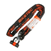 BIKETEC ЛАНЦЮГ CP 2M Z KLODKA 3KLUCZE OCZKO 10MM