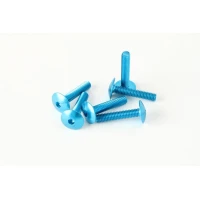 V PARTS (VICMA) КОМПЛЕКТ БОЛТІВ ВІТРОВИКИ M6X30 (6SZT.) КОЛІР СИНІЙ (IMBUSOWA PLASKA)(TA630AZ)