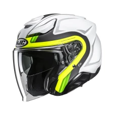 HJC ШОЛОМ F31 BASK FLUO YELLOW/WHITE MC3HSF, L