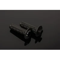 RENTHAL ПЕРЕМИКАЧІ MX R-WORKS LOCK-ON ULTRATACKY (HALF WAFFLE) КОЛІР ЧОРНИЙ