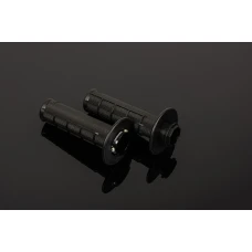 RENTHAL ПЕРЕМИКАЧІ MX R-WORKS LOCK-ON ULTRATACKY (HALF WAFFLE) КОЛІР ЧОРНИЙ