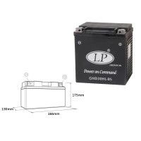 LANDPORT АКУМУЛЯТОР ZELOWY GHD30H-3 12V 30AH 166X130X175 BEZOBSLUGOWY - ZALANY (430A) - ЗАМІНЮЄ GHD30HLBS L (2)