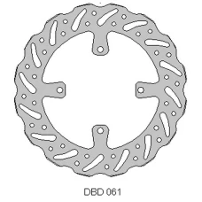 DELTA BRAKING ДИСК ТОРМОЗНИЙ ПЕРІД KAWASAKI KX 250 '15-21, KX 450 '15-21, WAVE (270X109,5X4MM) (4X9,5MM) (NG1151)