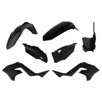 POLISPORT КОМПЛЕКТ ПЛАСТІКОВ KAWASAKI KX 125/250 '03-'08 (RESTYLING NA KXF 450 '22) КОЛІР ЧОРНИЙ