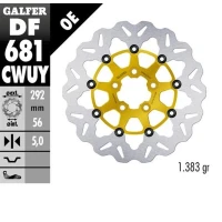 GALFER ДИСК ТОРМОЗНИЙ ЗАД HARLEY-DAVIDSON (292X56X5) (WAVE) PLYWAJACA КОЛІР ЗОЛОТИЙ