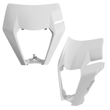 POLISPORT ЗАХИСТ ФАРИ ПЕРІД KTM EXC / EXC-F / XC-W / XCF-W `17-19 КОЛІР БІЛИЙ (УЗОР OEM)
