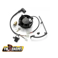 FM-PARTS КОМПЛЕКТ ВЕНТИЛЯТОРА РАДІАТОРА КОМПЛЕКТНИЙ ПІДХОДИТЬ DO KTM/HUSQVARNA '08-'17 (Z WLACZNIKIEM TERMICZNYM NA ПАТРУБОК)
