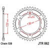 ЗАДНЯ ЗІРКА JR 864 46 YAMAHA FZ 600 '86-88 (STD.46) XJ 600 '86-88, YX 600 RADIAN '88-90 (STD.+1) (86246JT) (LANC. 530) - зображення 1