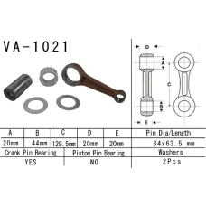 VESRAH ШАТУН HONDA TRX500 FE/FM/TM '05-'11 (FOURTRAX, FOREMAN) (VA1021) (MADE IN JAPAN)