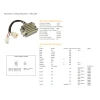 DZE РЕГУЛЯТОР НАПРУГИ SUZUKI GN125 91-97, GZ250 99-10, ARCTIC CAT 250\/300 98-02 (ESR142) (32800-29B00) - зображення 2