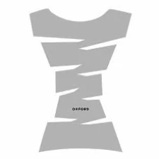OXFORD TANKPAD VINYL JAGGED НАКЛЕЙКА NA БАК КОЛІР СРІБНИЙ
