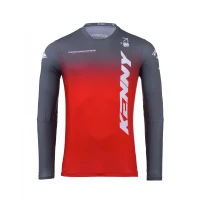 KENNY RACING 2025 СОРОЧКА CROSS/ENDURO МОДЕЛЬ PERFORMANCE GRADIENT RED КОЛІР CZERWONY/SZARY/BIALY РОЗМІР M
