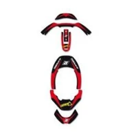 BLACKBIRD НАКЛЕЙКА NA LEATT BRACE КОЛІР ЧЕРВОНИЙ (11) ПРОДАЖА