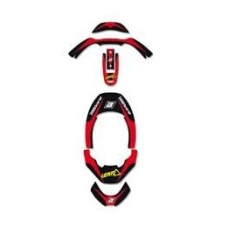 BLACKBIRD НАКЛЕЙКА NA LEATT BRACE КОЛІР ЧЕРВОНИЙ (11) ПРОДАЖА