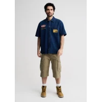 DIVERSE EXTREME TEAM - DAKAR RALLY - KOSZULA JEANSOWA DKR DENIM SHIRT СИНІЙ L