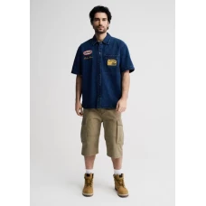 DIVERSE EXTREME TEAM - DAKAR RALLY - KOSZULA JEANSOWA DKR DENIM SHIRT СИНІЙ L