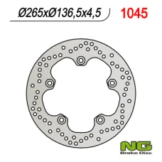 NG ДИСК ТОРМОЗНИЙ ЗАД BMW F 650GS 800/ K1200/ R1200 (265X136X4,5) (5X10MM)