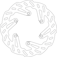 GOLDFREN BRAKEDISC ЗАДНЬОЇ KX125/250 89-02,KX500 89-,KLX6
