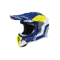 AIROH ШОЛОМ AVIATOR ACE 2 SHIELD BLUE/YELLOW БЛИСК M