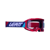 LEATT (2022) ОКУЛЯРИ VELOCITY 4.5 GOGGLE RED ЧИСТИЙ 83% - КОЛІР CZERWONY/GRANATOWY ХВІРТКА PRZEZROCZYSTA