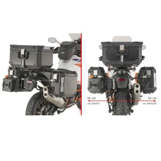 KAPPA 2025/05 СТЕЛАЖ KUFROW БОКОВИХ MONOKEY CAM SIDE KTM 1290 СУПЕР ADVENTURE R / S '21-'24 - ПІД KUFRY KVG K'VOYAGER АЛЮМІНІЙ - ПРАВАЯ KVGS33 WCIETY