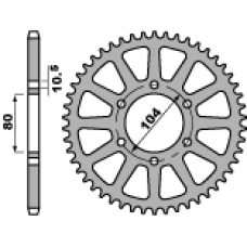 ЗАДНЯ ЗІРКА PBR 478 42 C45 KAWASAKI GPZ 400 84-89 (АНАЛОГ 4578 42) (LANC. 520)